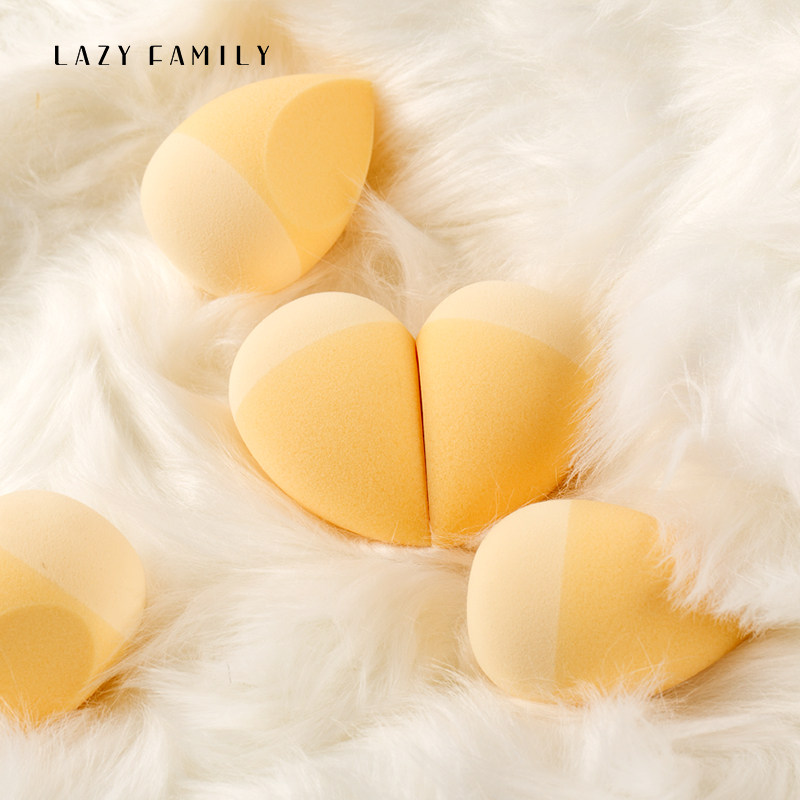 懒人家族 不吃粉海绵美妆化妆蛋 干湿两用彩妆工具球粉扑超软细腻