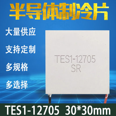 TES1-1270530*30全新半导体制冷片车载冰箱除湿机致冷片12V供电