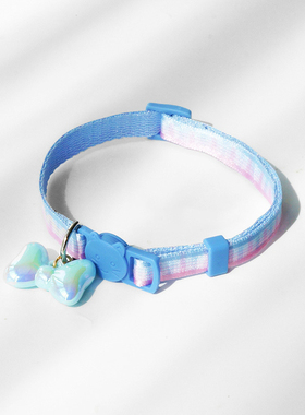 公主风蝴蝶结防窒息项圈跨境爆款宠物项圈猫咪狗狗宠物项圈饰品