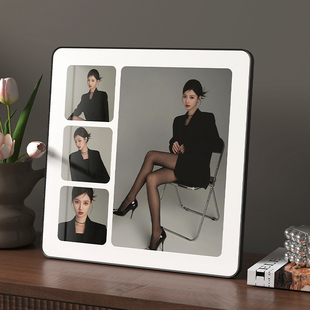 九宫格相框摆台宝宝洗照片定制做成diy摆件高级感相片打印加相簿