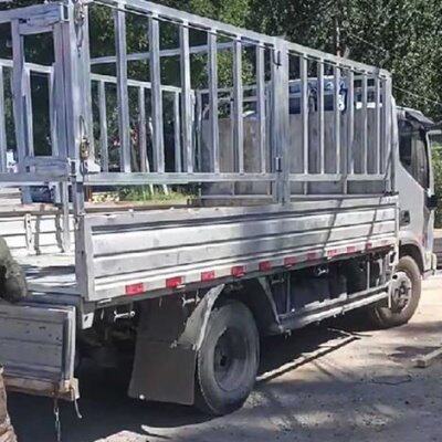 定制货车内高栏平板车改装折叠高栏定做小货车加装围栏车厢护栏板