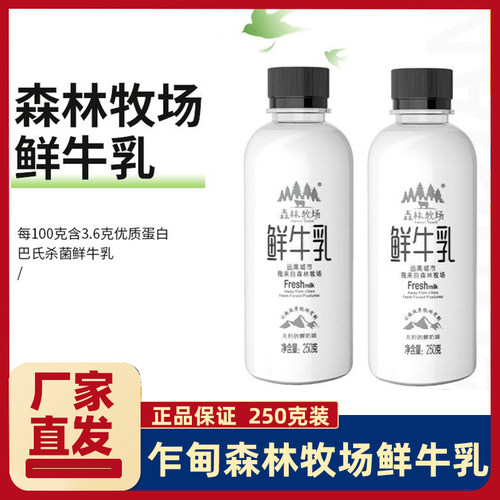 云南乍甸森林牧场鲜牛乳
