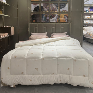 【热卖爆款】悦达家纺《余晖》生姜暖绒深睡纤维冬被加厚保暖舒适