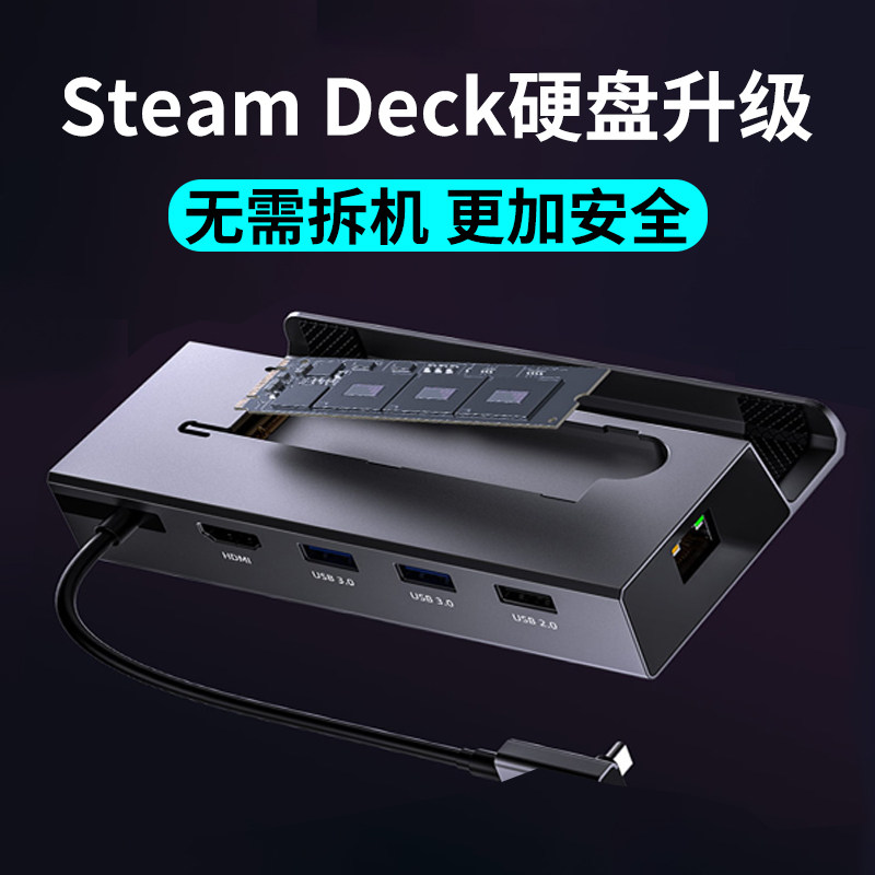 品英适用SteamDeck掌机扩容换固态硬盘升级1/2TB改装拓展内存储存