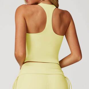 裸感瑜珈背心工字美背速干健身文胸户外防震跑步运动内衣女收副乳