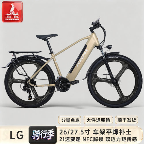 凤凰LG电动助力山地车