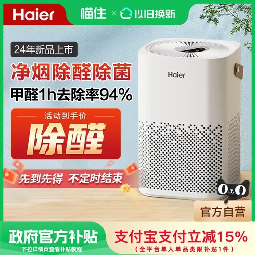 海尔桌面除味吸烟新品家用神器