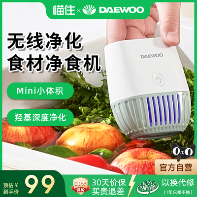 大宇无线果蔬清洗机食材净化机