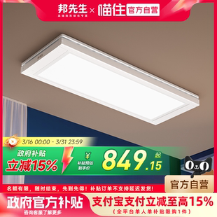 邦先生超薄隐形电动晾衣架小平板灯极简晾衣机M11 补贴15%