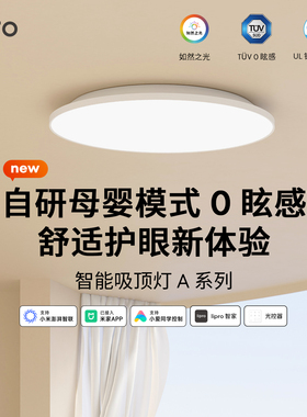 lipro 超薄儿童护眼吸顶灯书房灯儿童房灯卧室灯简约现代灯具A系