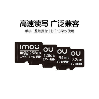 乐橙高速sd卡32/64/128G/256G视频监控车载专用存储micro内存TF卡