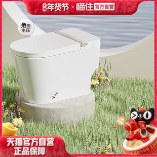 箭牌卫浴110坐便器双模感应翻圈盖离座自冲7D座圈智能马桶AKE1169