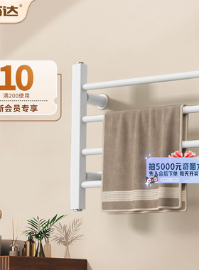 艾芬达电热毛巾架家用智能恒温回南天烘干小卫浴优选置物架CN04