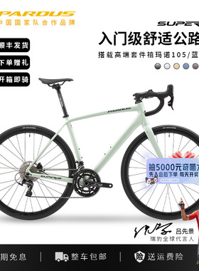 PARDUS瑞豹SUPER AL R9套件22变速耐力铝合金公路自行车105竞赛车