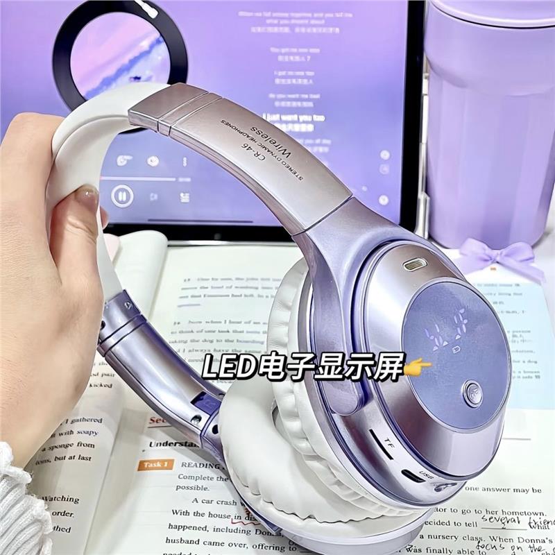 调频信号稳!!四六级考试英语听力耳机降噪学习无线蓝牙重低音有线