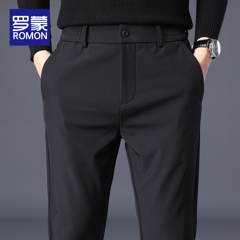 罗蒙休闲裤男春秋季2025新款西裤