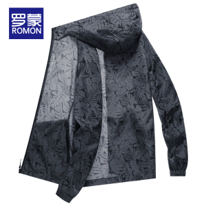 罗蒙防晒衣男士夏季薄款冰丝透气防紫外线户外钓鱼外套轻薄防晒服