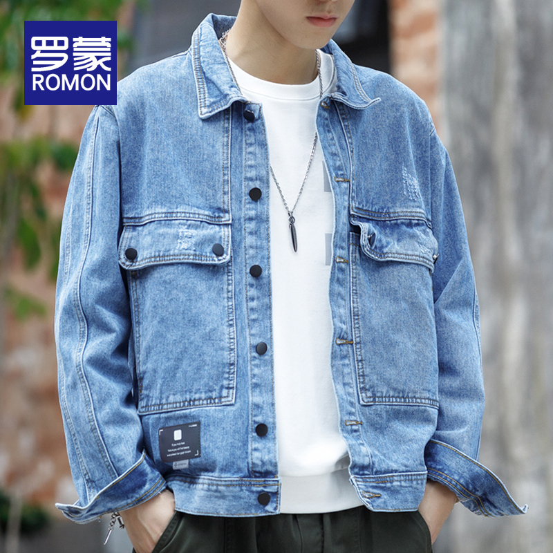 罗蒙男士休闲夹克春秋季新品