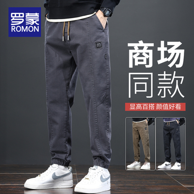 罗蒙男士休闲裤秋冬季2025新款
