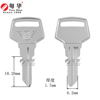 小尾箱 老板桌钥匙胚 抽屉锁信箱锁 铜材质锁匙胚 厚1.7 抽屉匙