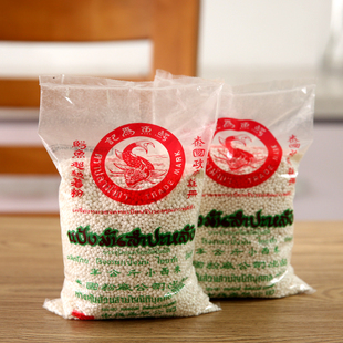 鳄鱼牌西米500g泰国进口大小颗粒白西米绿西米木薯粉原料5包包邮