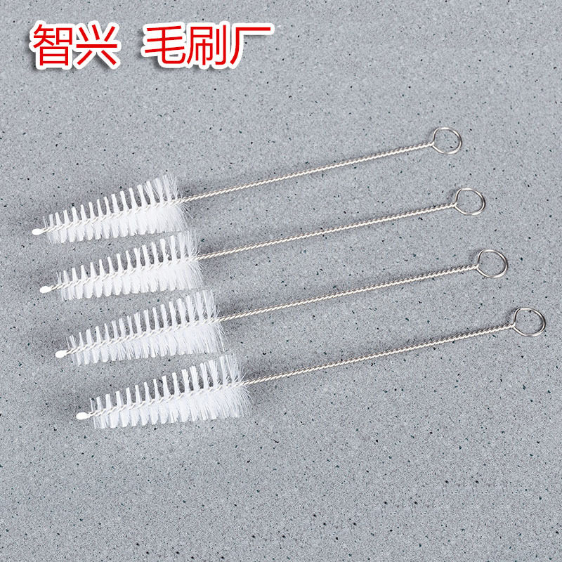 鱼缸水族箱家用榨油机通孔裱花嘴清洁小毛刷 尼龙羊毛刷猪毛刷