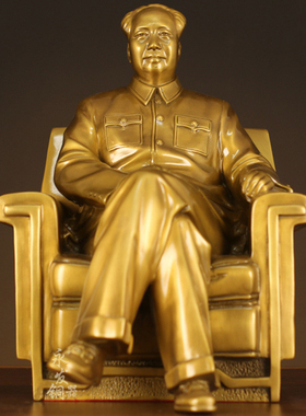 通用摆件铜之心黄铜中式