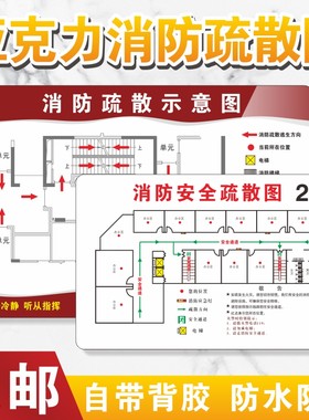 派诺孚亚克力高清印刷疏散图