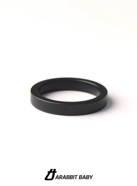 陶瓷极简磨砂素圈情侣戒指女小众设计时尚个性男士指环尾戒食指潮