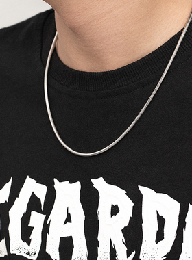 钛钢基础款不掉色蛇骨颈链女素链子嘻哈潮流美式项链男锁骨链配饰