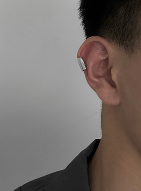 极简无耳洞耳夹男轻奢高级感小众耳环2022年新款潮男士耳骨夹耳圈