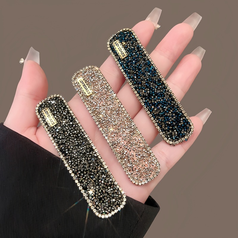 韩国水钻发夹刘海bb夹头饰一字夹