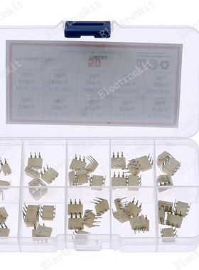 10种常用光耦集成IC芯片封装DIP6直插MTLP521/OC3020~MOC3083混装