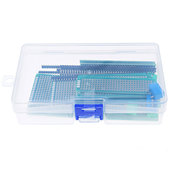 配40P直针 弯针 KF301 20件4种PBC双面万能板套装 3P接线端子