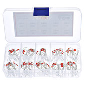 MF58热敏电阻混装 100只10种规格 电磁炉NTC温度传感器 盒