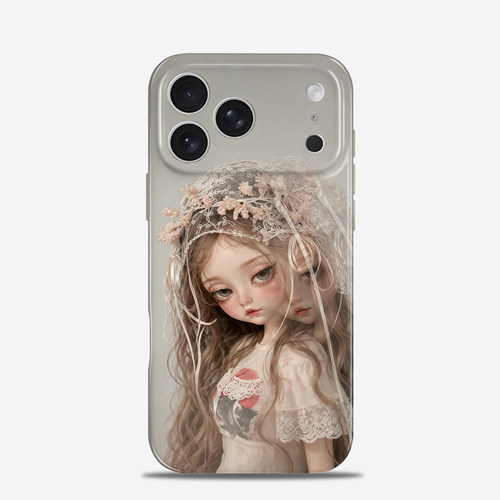 bjd复古少女 适用iPhone17promax苹果16e手机壳15高级感13小众14华为mate80全包pura90小米17防摔oppofindx8s
