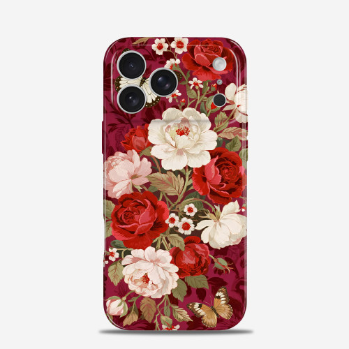 牡丹花手机壳iPhone17promax苹果16小米15华为pura80防摔mate70适用vivoX300荣耀magic8高级感oppoReno15小众