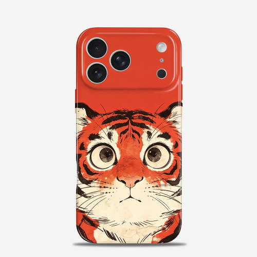 Q版萌虎 适用iPhone17promax苹果16PRO手机壳15高级感13小众14华为mate80可爱卡通pura90小米17全包vivoX300