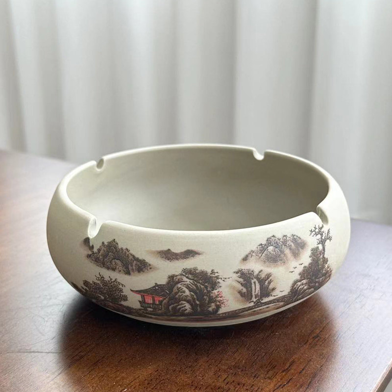 茶桌专用烟灰缸创意大号复古中式个性粗陶瓷烟缸家用客厅办公室防,节庆用品/礼品,时尚烟灰缸,淘宝优惠券,粉丝福利购,淘宝优惠卷