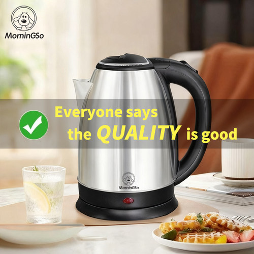 跨境外贸出口欧规电水壶electric kettle1.8L欧标TypeC插头teapot