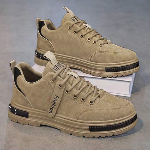 劳保潮鞋男鞋2025年冬季新款男士防滑防水登山鞋厚底耐磨工作鞋子