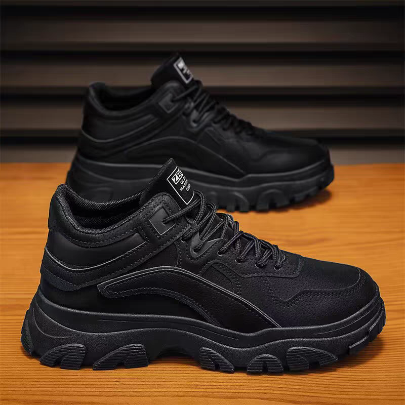 马丁靴男款2025新款秋季男士工装劳保鞋男士厚底青少年运动休闲鞋