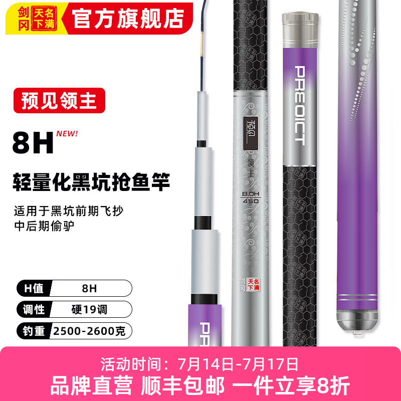 名满天下8H黑坑竿黑坑鲫鲤竿
