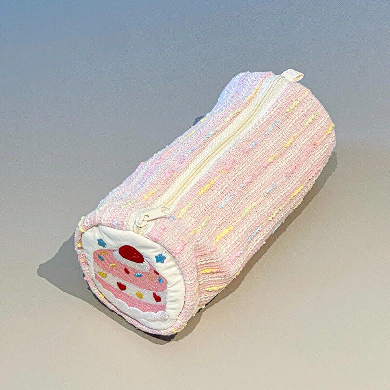 可爱草莓蛋糕笔袋高颜值ins风文具铅笔盒大容量初中女生小众设计