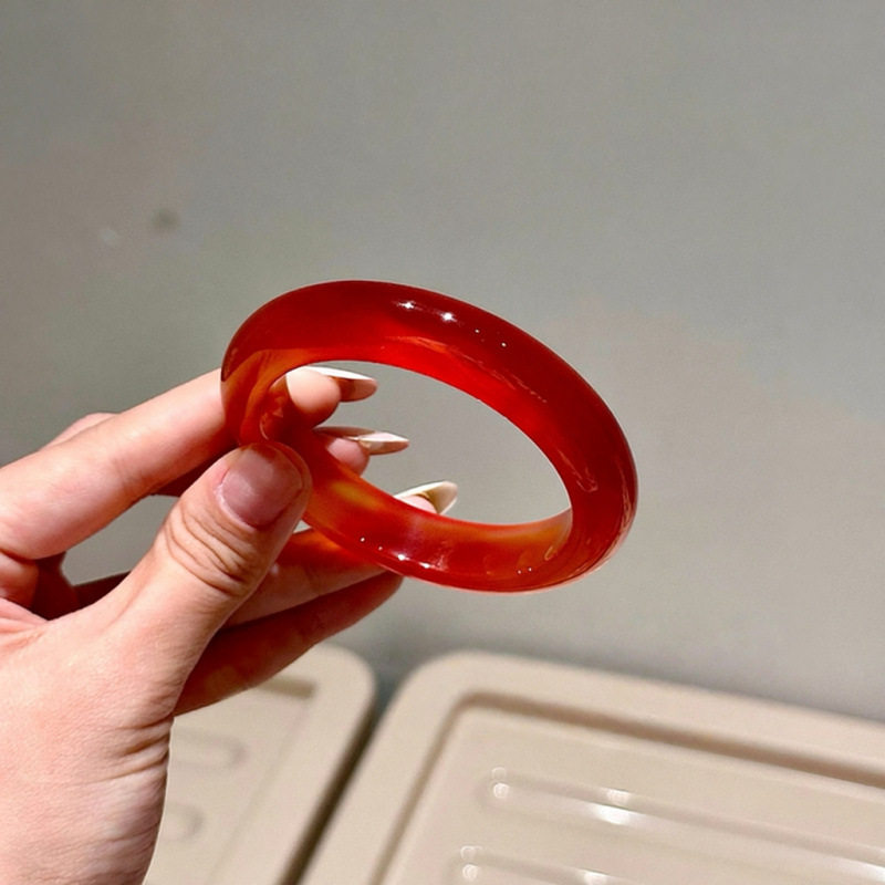 巴西红玛瑙料子天然高冰正品玉髓