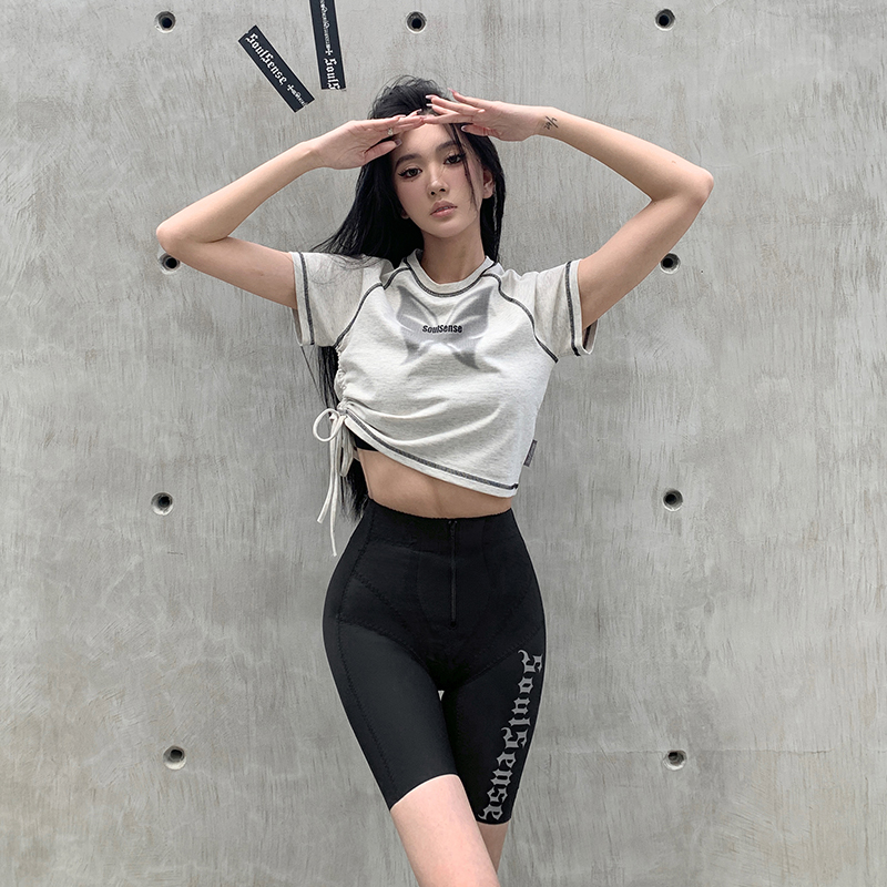 SoulSense高街塑形裤中腰博主推荐收腰提臀收腹塑形打底裤薄款