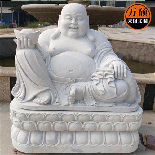 石雕佛像花岗岩弥勒佛寺庙寺院大型户外观音菩萨站像汉白玉地藏王