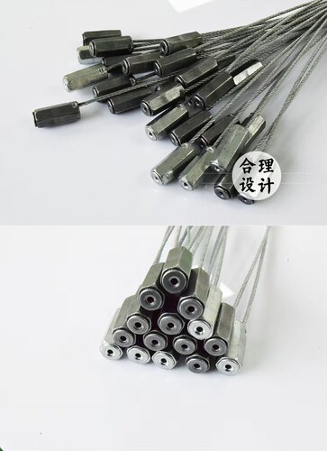 一次性抽紧式钢丝封条钢丝铅封施封锁捆绑金属扎带防盗电表锁扣