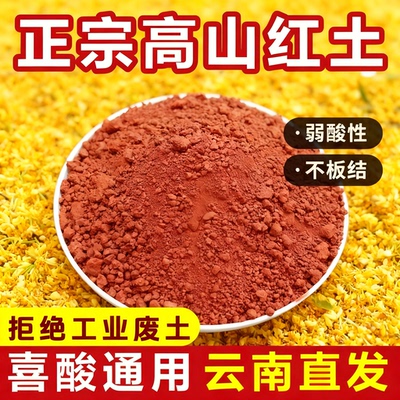 正宗高山红土种植土杜鹃田园土映云南直发通用盆栽花卉专用微酸性
