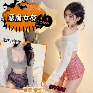 情取衣制度诱服jk性感床上趣味女毛衣黑丝器情制服欲纯制服激情